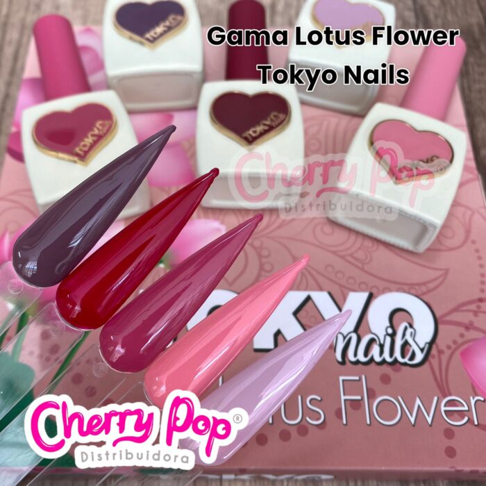 Gama Lotus Flower Tokyo Nails