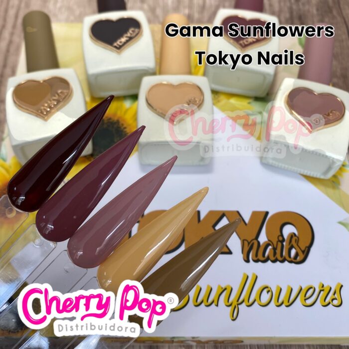 Gama Sunflowers Tokyo Nails