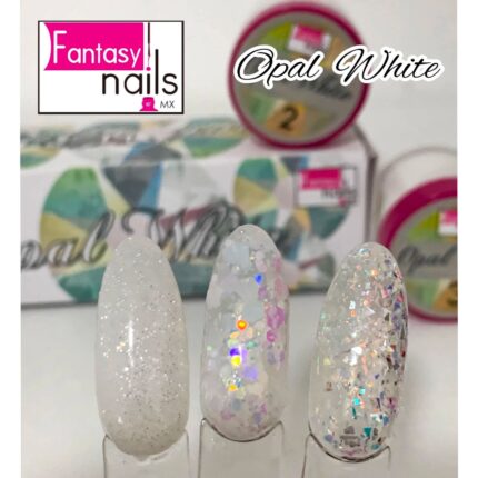 Colección Opal White Fantasy Nails