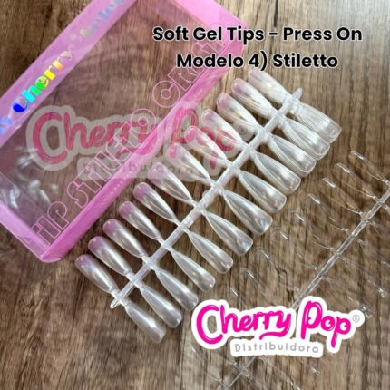 Soft gel tips - Press On Stiletto