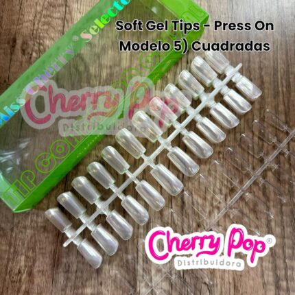 Soft gel tips - Press On Cuadrado