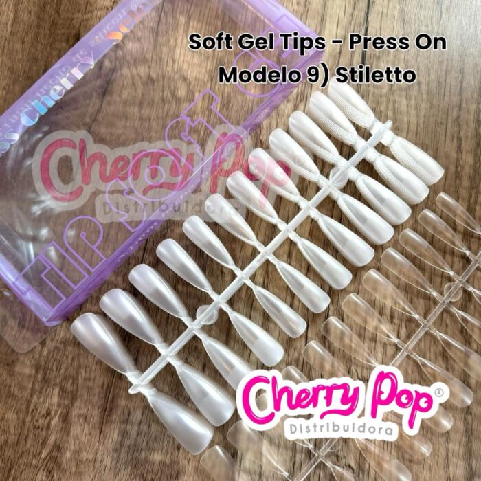 Soft gel tips - Press On Stiletto