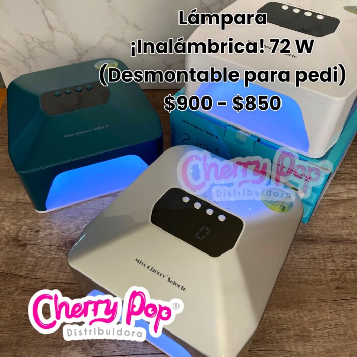 Lampara ¡inalámbrica! 72 W (Desmontable para pedi)